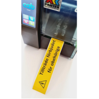 PLTC100000D4VP - Наліпки з вінілу типу PLTC розміром 100мм у котушках жовтого кольору (30 м)