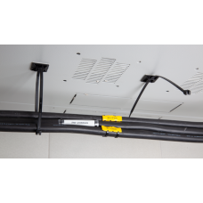 PKB-30048OH-0 - Хомут пластиковий з відкритим замком розміром 300 х 4,8 мм чорного кольору (100 шт/пак)