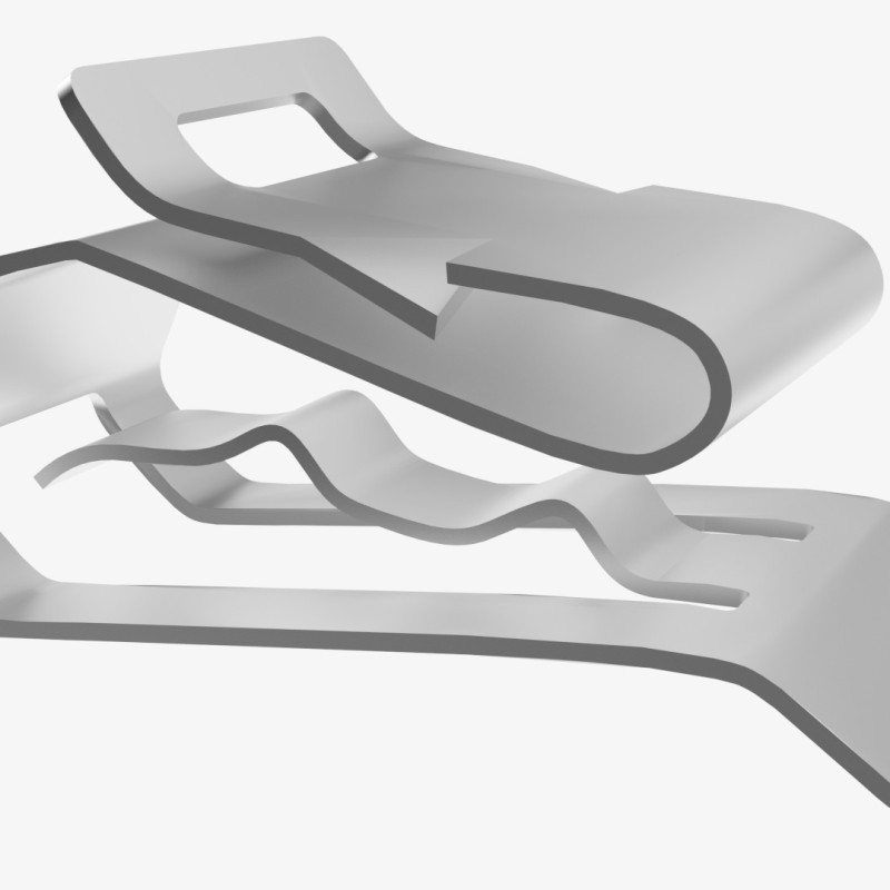 PKS1325EC304 - Тримач металевий на кромку 13-25 мм для кріплення сонячних кабелів 4-6 мм2 (100 шт/пак)