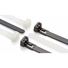 PKBR-20076-0 - OPENING CLAMPS 200 x 7.6 mm BLACK (100 pcs.)