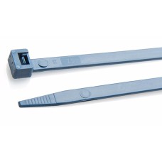 PKBM-140I - Хомут пластиковий з металевим покриттям розміром 140 х 3,5 мм синього кольору (100 шт/пак)