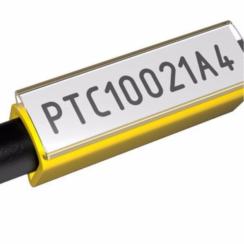 PTC10015A9 - Маркувальна бірка типу РТC1 (L=15 мм) під профіль-вкладиш для проводів від 0,4мм2 до 1,5 мм2, білого кольору (200 шт/пак)