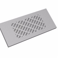 PLT047028DSEC - Наліпки типу PLT (пломба) поліестерові матові розміром 47х28 мм сріблястого кольору (1 500 шт/котушка)