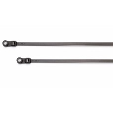 PKB-150M4-9 - CLAMPING CLAMPS 150 x 3.6 mm with M4 bolt WHITE (100 pcs.)