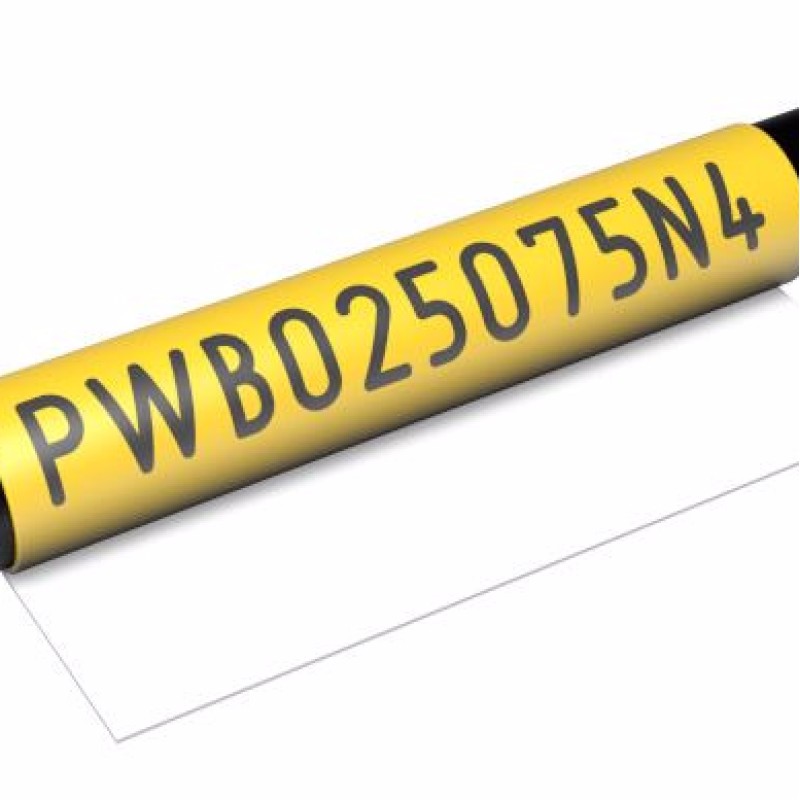 PWB42017 - Самоламінуючі наліпки типу PWB з поліестеру (25х25)х75 мм білого кольору (60 шт/блокнот)