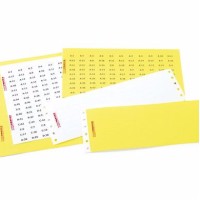 PFA20018KT9 - Аркуш формату А4 типу PF з самоклеючими наліпками білого кольору розміром 17,5х9,5 мм (352 шт/аркуш)