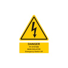 PLT5018050B4SG - Наліпки типу PLT поліестерові з трикутником 50х50х50 мм та прямокутником 50х18 мм жовтого кольору (500 шт/катушка)