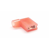 PEM-RF66/FI/FLAG - FLEXIBLE FITTINGS FULLY INSULATED 0.5 - 1.5 mm2 FOR 6.3 x 0.8 mm CUTTINGS RED (100 pcs.)