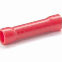 PEM-YBC68 - Ізольовані наконечники повністю типу "з'єднувальні" розміром L=6,8 мм для проводу 4,0 - 6,0 мм2, жовтого кольору (100 шт/пак)