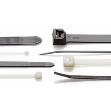 PKB-10025-0 - CLAMPING BAND 100 x 2.5 mm BLACK (100 pcs.)