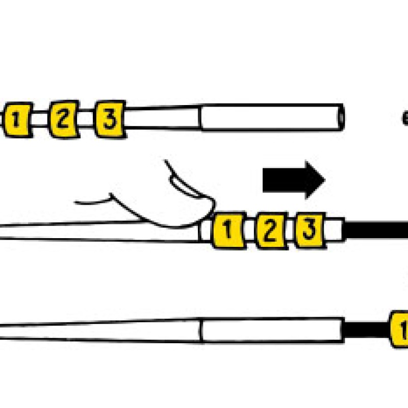 PAV-10M - Тефлоновий аплікатор PAV-10M у формі літери U для маркерів типу РА-1