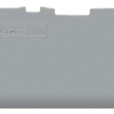2000-1291 End and intermediate plate;0.7 mm thick;gray