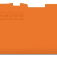 2000-1292 End and intermediate plate;0.7 mm thick;orange