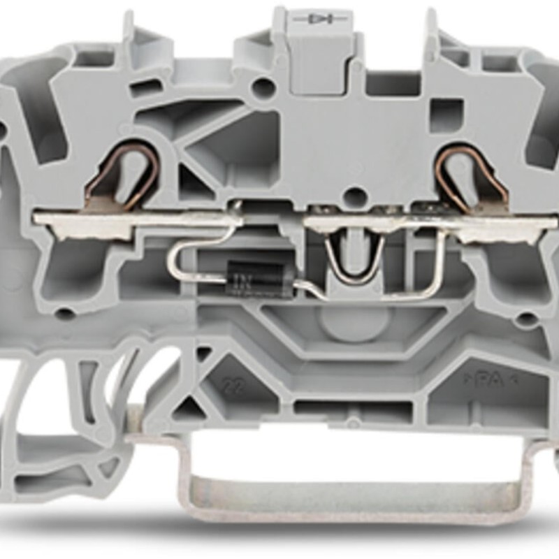 2002-1211/1000-737 Клемна колодка для компонентів; 2-провідний; з резистором 2K0; сірий