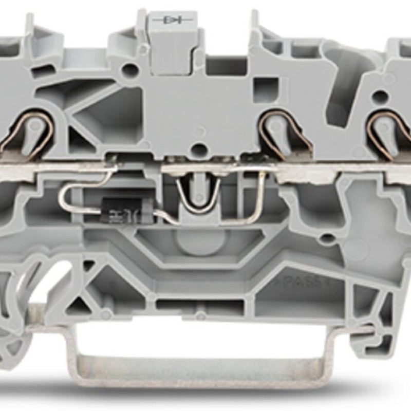 2002-1311/1000-681 Клемна колодка для компонентів; 3-провідний; з резистором 1K2; сірий