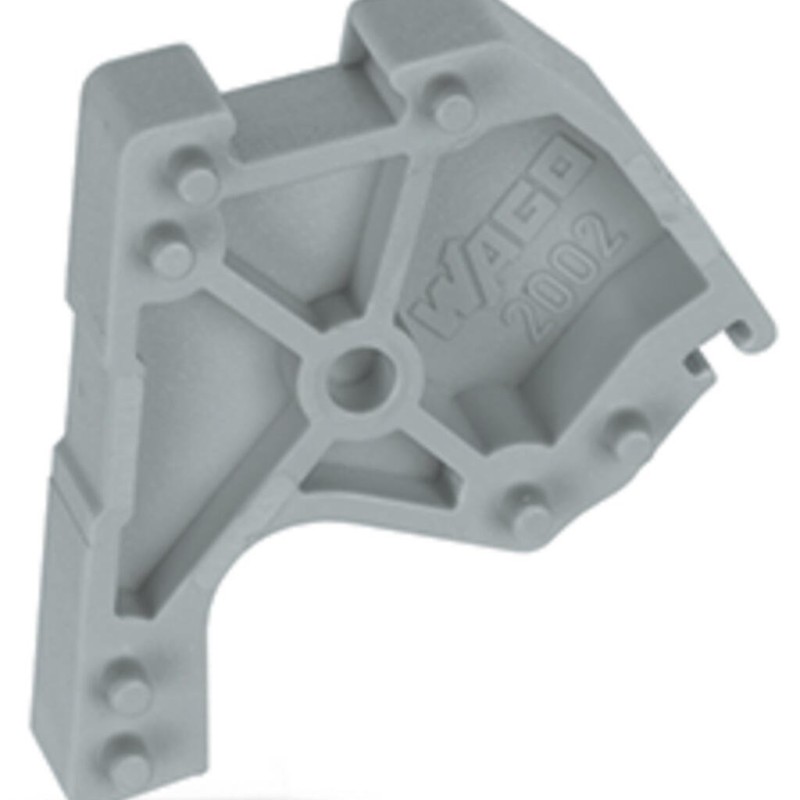 2002-649 TOPJOB®S L-type spacer module;modular;e.g., for bridging commoned terminal blocks;gray