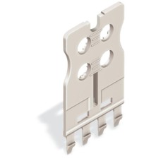 2091-1600 Gripping plate;for female and male connectors;1 part;light gray