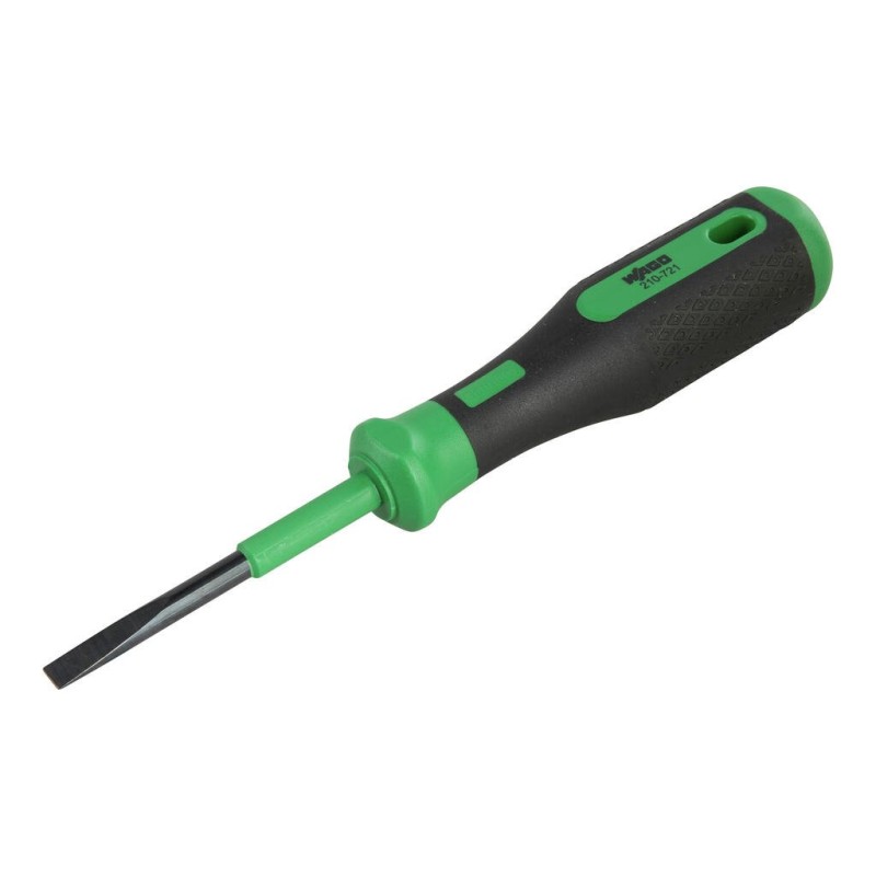210-721 Operating tool;Blade: 5.5 x 0.8 mm;with a partially insulated shaft;multi-colored