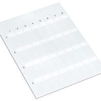 211-150 Самоламінуючі етикетки; білий