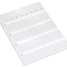 211-150 Самоламінуючі етикетки; білий