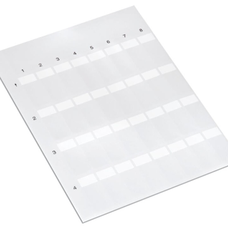 211-150 Самоламінуючі етикетки; білий