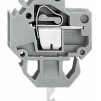 226-104 Прохідна клемна колодка; Клема швидкого роз'єднання провідник/пайка/обтиск; Товщина пластини: 1.5 мм; сірий