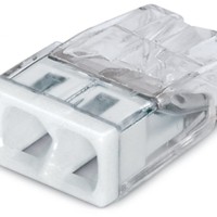2273-202 З'єднувач PUSH WIRE® для зрощування; для монолітних провідників; макс. 2.5 мм²; прозорий