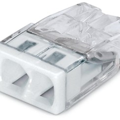 2273-202 З'єднувач PUSH WIRE® для зрощування; для монолітних провідників; макс. 2.5 мм²; прозорий