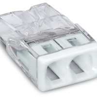 2273-202 З'єднувач PUSH WIRE® для зрощування; для монолітних провідників; макс. 2.5 мм²; прозорий
