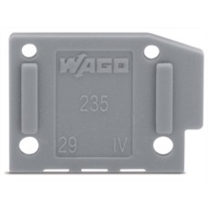 235-600 Кінцева пластина; засувний тип; товщина 1 мм; помаранчевий