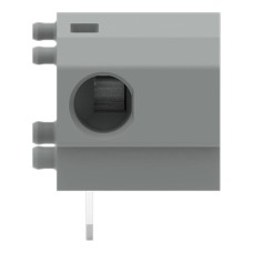 235-801 Накопичувальна клемна колодка для друкованих плат; 2,5 мм²; відстань між контактами 10/10,16 мм; 1-полюсна; PUSH WIRE®; 2,50 мм²; сірий