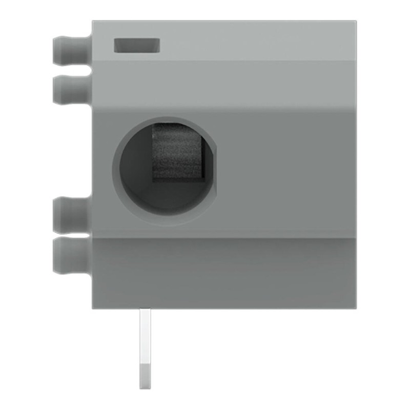 235-801 Накопичувальна клемна колодка для друкованих плат; 2,5 мм²; відстань між контактами 10/10,16 мм; 1-полюсна; PUSH WIRE®; 2,50 мм²; сірий