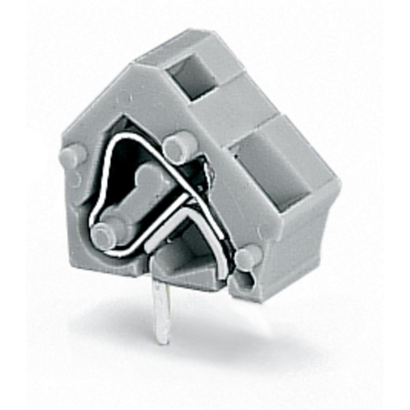 Stackable PCB terminal block; 2.5 mm²; Pin spacing 7.5/7.62 mm; 1-pole; CAGE CLAMP®; commoning option; 2,50 mm²; green