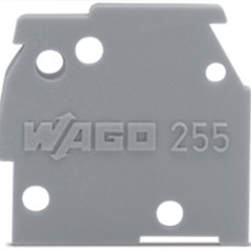 255-100 Кінцева пластина; засувний тип; товщина 1 мм; сірий