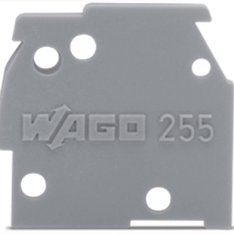 255-400 Кінцева пластина; засувний тип; товщина 1 мм; синій