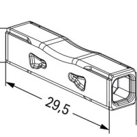 2773-2401 З'єднувач PUSH WIRE® для зрощування; для монолітних та багатожильних провідників; макс. 4 мм²; прозорий