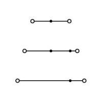 280-552 Трирівнева клема; Прохідна/прохідна/прохідна клема; для DIN-рейки 35 x 15 та 35 x 7.5; сірий/сірий/синій