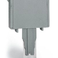 280-801 Порожній корпус штекера для компонентів; сірий