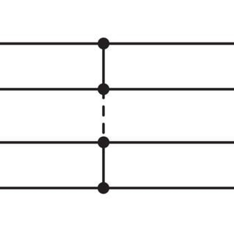 286-807 Компонентний модуль з діодом; з 7 шт.; Діод 1N4007; сірий