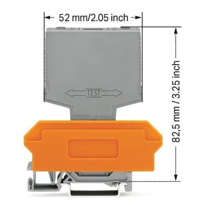 286-807 Компонентний модуль з діодом; з 7 шт.; Діод 1N4007; сірий