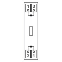 289-128/002-000 Component module with resistor;with 1 pcs;Resistor 4K7
