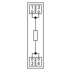 289-128/002-000 Компонентний модуль з резистором; з 1 шт.; Резистор 4K7