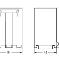 709-591 Switchgear cabinet drawer;DIN 35-rail mount drawer;multi-colored