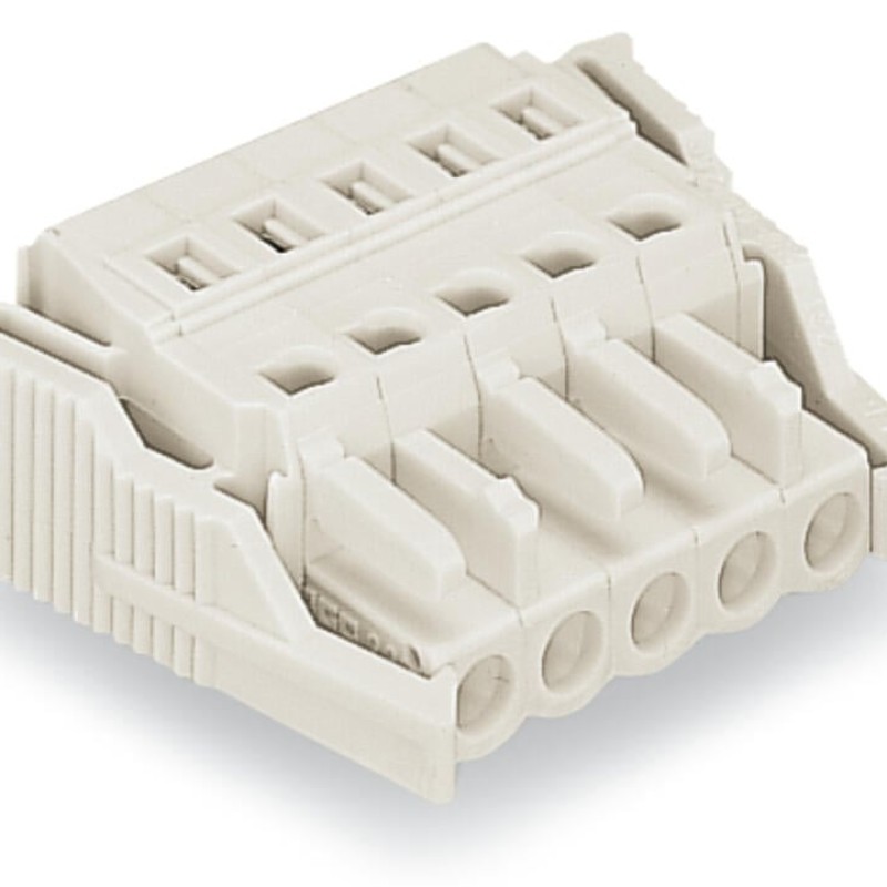 721-105/037-000 1-conductor female connector;CAGE CLAMP®;2.5 mm²;light gray