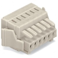 734-110/037-000 1-conductor female connector;CAGE CLAMP®;1.5 mm²;light gray