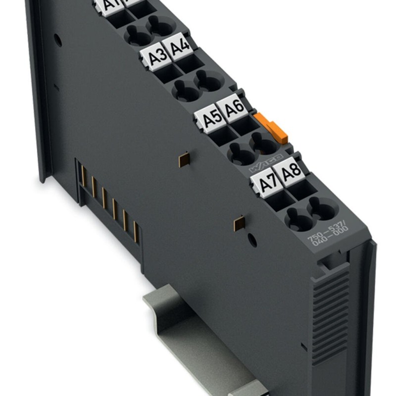 750-537/040-000 8-channel digital output;24 VDC;0.5 A;dark gray