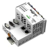 750-8208 Контролер PFC200; 2 x ETHERNET, RS-232/-485, CAN, CANopen, PROFIBUS-Master; світло-сірий