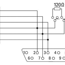 750-963 Roz'єм польової шини CANopen; з роз'ємом D-sub (розетка); 9-полюсний; світло-сірий