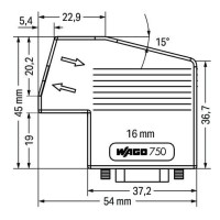 750-963 Roz'єм польової шини CANopen; з роз'ємом D-sub (розетка); 9-полюсний; світло-сірий