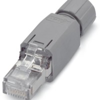 750-975 ETHERNET RJ-45 connector, IP20;ETHERNET 10/100 Mbit/s;for field assembly;light gray